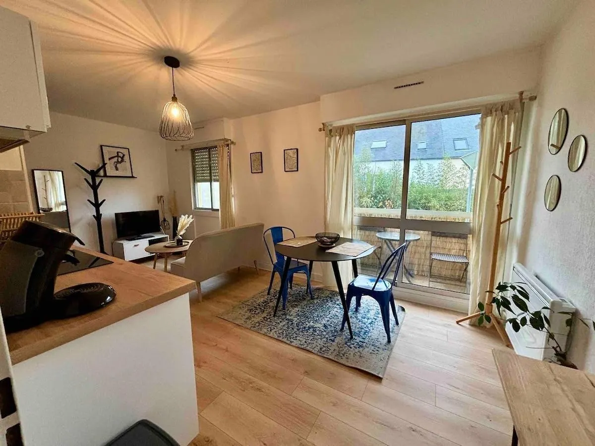 -Le Majorelle- Studio Parking Balcon Centre Wifi Appartement Quimper Frankrijk