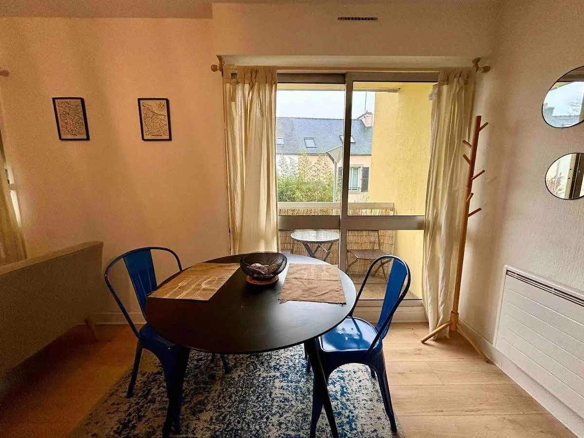 -Le Majorelle- Studio Parking Balcon Centre Wifi Appartement Quimper