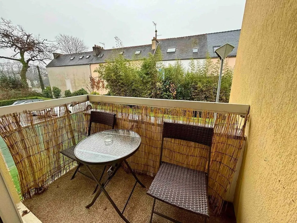 -Le Majorelle- Studio Parking Balcon Centre Wifi Appartement Quimper Frankrijk